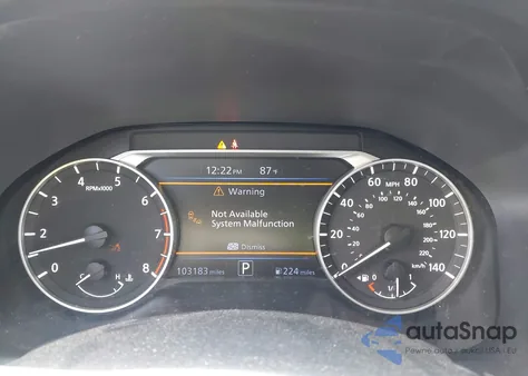 2021 Nissan Altima Sr Fwd from USA, damaged, VIN 1N4BL4CV8MN378645